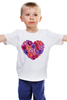 Заказать детскую футболку в Москве. Детская футболка классическая унисекс Сердце от Дана Столыпина - готовые дизайны и нанесение принтов.