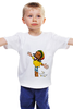 Заказать детскую футболку в Москве. Детская футболка классическая унисекс Полет от Weed Stuff`a - готовые дизайны и нанесение принтов.