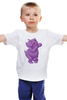 Заказать детскую футболку в Москве. Детская футболка классическая унисекс Счастливый бегемотик от Виктор Гришин - готовые дизайны и нанесение принтов.