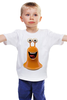 Заказать детскую футболку в Москве. Детская футболка классическая унисекс Монстрик от Violet - готовые дизайны и нанесение принтов.