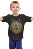 Заказать детскую футболку в Москве. Детская футболка классическая унисекс Голова волка от Ирина - готовые дизайны и нанесение принтов.