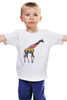Заказать детскую футболку в Москве. Детская футболка классическая унисекс Жираф от BeliySlon - готовые дизайны и нанесение принтов.