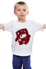 Заказать детскую футболку в Москве. Детская футболка классическая унисекс Super Meat Boy от YellowCloverShop - готовые дизайны и нанесение принтов.