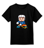 Заказать детскую футболку в Москве. Детская футболка классическая унисекс Хоккеист   от T-shirt print  - готовые дизайны и нанесение принтов.