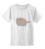 Заказать детскую футболку в Москве. Детская футболка классическая унисекс котик от THE_NISE  - готовые дизайны и нанесение принтов.