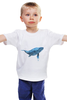 Заказать детскую футболку в Москве. Детская футболка классическая унисекс Синий Кит от марина жукова - готовые дизайны и нанесение принтов.