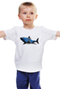 Заказать детскую футболку в Москве. Детская футболка классическая унисекс like the shark от DenTen - готовые дизайны и нанесение принтов.