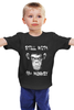Заказать детскую футболку в Москве. Детская футболка классическая унисекс Steel Whit 98% Monkey от OEX design - готовые дизайны и нанесение принтов.
