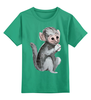 Заказать детскую футболку в Москве. Детская футболка классическая унисекс Покормите обезьянку от DASH  - готовые дизайны и нанесение принтов.