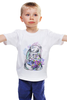 Заказать детскую футболку в Москве. Детская футболка классическая унисекс Белый медведь от krolya_spb@mail.ru - готовые дизайны и нанесение принтов.