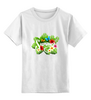 Заказать детскую футболку в Москве. Детская футболка классическая унисекс Summer от THE_NISE  - готовые дизайны и нанесение принтов.