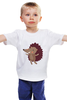 Заказать детскую футболку в Москве. Детская футболка классическая унисекс Весёлый ёжик от Romanova - готовые дизайны и нанесение принтов.