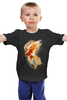 Заказать детскую футболку в Москве. Детская футболка классическая унисекс Феникс от printik - готовые дизайны и нанесение принтов.