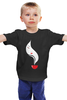 Заказать детскую футболку в Москве. Детская футболка классическая унисекс Дымное лицо от ISliM - готовые дизайны и нанесение принтов.
