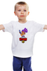 Заказать детскую футболку в Москве. Детская футболка классическая унисекс BRAWL STARS SHELLY  от geekbox - готовые дизайны и нанесение принтов.