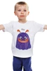 Заказать детскую футболку в Москве. Детская футболка классическая унисекс Монстр "Boo" от moonlana  - готовые дизайны и нанесение принтов.