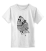 Заказать детскую футболку в Москве. Детская футболка классическая унисекс Doodle-лист от Юлия Рытикова - готовые дизайны и нанесение принтов.