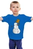 Заказать детскую футболку в Москве. Детская футболка классическая унисекс СНЕГОВИК от cooldesign  - готовые дизайны и нанесение принтов.