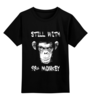 Заказать детскую футболку в Москве. Детская футболка классическая унисекс Steel Whit 98% Monkey от OEX design - готовые дизайны и нанесение принтов.