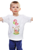 Заказать детскую футболку в Москве. Детская футболка классическая унисекс Зайчик с воздушными шариками от printeriumstore@gmail.com - готовые дизайны и нанесение принтов.