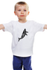Заказать детскую футболку в Москве. Детская футболка классическая унисекс  Кит и море от THE_NISE  - готовые дизайны и нанесение принтов.