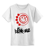 Заказать детскую футболку в Москве. Детская футболка классическая унисекс blink-182 red logo от slider - готовые дизайны и нанесение принтов.