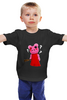 Заказать детскую футболку в Москве. Детская футболка классическая унисекс ROBLOX PIGGY - СВИНКА ПИГГИ от weeert - готовые дизайны и нанесение принтов.