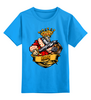 Заказать детскую футболку в Москве. Детская футболка классическая унисекс ✠ K I N G ✠ от balden - готовые дизайны и нанесение принтов.