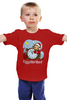 Заказать детскую футболку в Москве. Детская футболка классическая унисекс Новогодняя  от ПРИНТЫ ПЕЧАТЬ  - готовые дизайны и нанесение принтов.