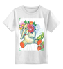 Заказать детскую футболку в Москве. Детская футболка классическая унисекс Слоник от АЛИНА МАЛИНА - готовые дизайны и нанесение принтов.