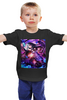 Заказать детскую футболку в Москве. Детская футболка классическая унисекс Девушка от THE_NISE  - готовые дизайны и нанесение принтов.