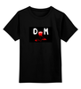 Заказать детскую футболку в Москве. Детская футболка классическая унисекс "Depeche Mode" от Fedor - готовые дизайны и нанесение принтов.