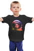 Заказать детскую футболку в Москве. Детская футболка классическая унисекс Кот Космонавт от printik - готовые дизайны и нанесение принтов.
