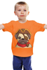 Заказать детскую футболку в Москве. Детская футболка классическая унисекс Мопс-пират от BeliySlon - готовые дизайны и нанесение принтов.