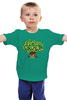Заказать детскую футболку в Москве. Детская футболка классическая унисекс iCalistini The Life Tree Дерево Жизни от iCALISTIni - готовые дизайны и нанесение принтов.