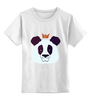 Заказать детскую футболку в Москве. Детская футболка классическая унисекс Король панда от cherdantcev - готовые дизайны и нанесение принтов.