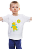 Заказать детскую футболку в Москве. Детская футболка классическая унисекс Зимние деньки от galkagalka - готовые дизайны и нанесение принтов.
