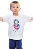Заказать детскую футболку в Москве. Детская футболка классическая унисекс Птица на роликах от Blaga - готовые дизайны и нанесение принтов.