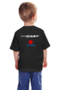 Заказать детскую футболку в Москве. Детская футболка классическая унисекс Клубная футболка детская надпись с 2-х сторон от Club SX4 - готовые дизайны и нанесение принтов.