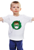 Заказать детскую футболку в Москве. Детская футболка классическая унисекс Зеленый фонарь (Коллекция: Герои носят маски) от GeekFox  - готовые дизайны и нанесение принтов.