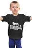 Заказать детскую футболку в Москве. Детская футболка классическая унисекс lonsdale london от rancid - готовые дизайны и нанесение принтов.