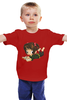 Заказать детскую футболку в Москве. Детская футболка классическая унисекс Девочка  от ПРИНТЫ ПЕЧАТЬ  - готовые дизайны и нанесение принтов.