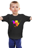 Заказать детскую футболку в Москве. Детская футболка классическая унисекс Световой принт от tiff20 - готовые дизайны и нанесение принтов.