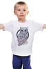 Заказать детскую футболку в Москве. Детская футболка классическая унисекс Кельтская Сова от oldman - готовые дизайны и нанесение принтов.