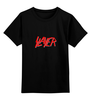 Заказать детскую футболку в Москве. Детская футболка классическая унисекс "Slayer" от Fedor - готовые дизайны и нанесение принтов.