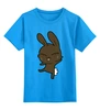 Заказать детскую футболку в Москве. Детская футболка классическая унисекс Dance Rabbit от skynatural - готовые дизайны и нанесение принтов.