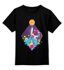 Заказать детскую футболку в Москве. Детская футболка классическая унисекс Абстрактный астронавт от Павел Павел - готовые дизайны и нанесение принтов.