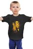 Заказать детскую футболку в Москве. Детская футболка классическая унисекс Dicaprio Oscar от skynatural - готовые дизайны и нанесение принтов.