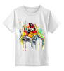 Заказать детскую футболку в Москве. Детская футболка классическая унисекс Футболка "Прыжки в высоту" от saint - готовые дизайны и нанесение принтов.
