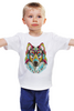 Заказать детскую футболку в Москве. Детская футболка классическая унисекс Волк  от queen  - готовые дизайны и нанесение принтов.